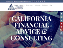 Tablet Screenshot of financialplanningplatform.com